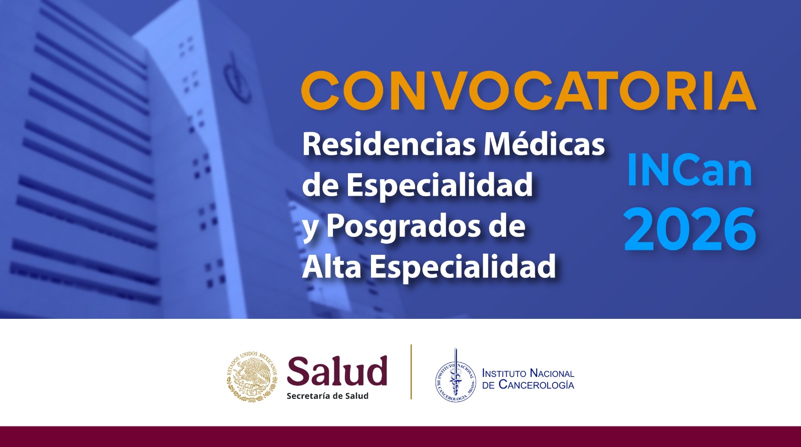 CONVOCATORIA A RESIDENCIAS MEDICAS 2026